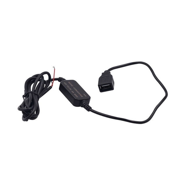 Speravity Convertidor inversor reductor USB cable duro a prueba de arañazos ligero integrado para grabadora de tableta Vehículos, repuestos y accesorios Mis