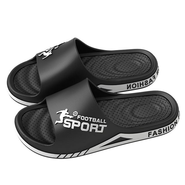Men's Slippers Comfortable Quick Heated Slippers for Men Rechargeable Scuff Mens Slippers Drying Non Solid Shower Open Toe Slippers for Men Mens Robe And Slippers Set Room Massage Soft Sole