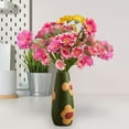 thumbnail image 6 of Flower Vases Ceramic Painted Vase Flower Arrangement Centerpieces Ceramic Jug Vase Table Vase Modern Vase for Bedroom Bookshelf Office, 6 of 8