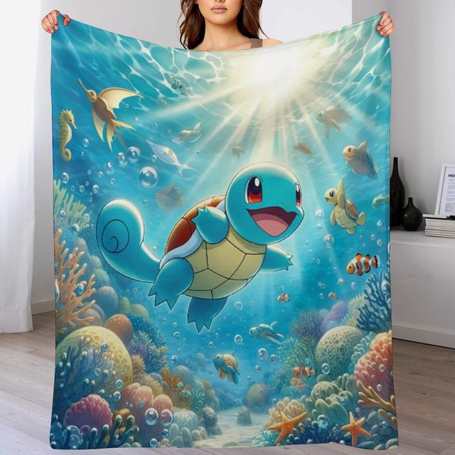 Manta de franela suave y acogedora con diseño de ardilla para niños y niñas, manta de vellón cálida de lujo para sofá, cama, camping, viajes, 30 x 50 pulgadas