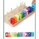 thumbnail image 5 of Puzzle de apilamiento de bloques numéricos de madera | Juguete de clasificación de formas de conteo Montessori | Aprendizaje sensorial de matemáticas STEM para niños pequeños | Tablero de clavijas, 5 of 9