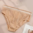 thumbnail image 2 of Wo-Fusoul Women's Plus Size Underwear, Seamless Breathable Sexy No-Show Briefs, 2 of 3