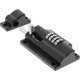 thumbnail image 1 of Mechanical lock, Round bolt, Target for flush door, Galvanized security device for padlock, Weatherproof, 112 x 50 mm, 1 of 4
