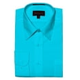 thumbnail image 2 of Long Sleeve Business Dress Shirt Regular Fit One Pocket Variety Of Colors, 2 of 2