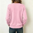 thumbnail image 4 of Vivianyo HD Women's Cardigan Sweater with V‑Neck, Long Sleeve Button Front Basic Fall Sweater For Women with Pockets, Sizes S-3XL, 4 of 7