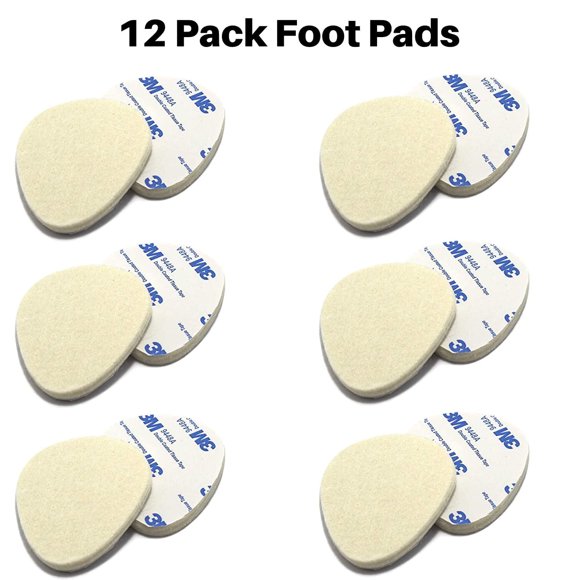 Janrevotw12-Pack Metatarsal Foot Pads Pain Relieving Foot Pads - 1/4 Inch Thick, Foot 12-Pack Men'S And Women'S Foot Pads, Forefoot And Sole Support, Metatarsalgia Morton'S Neuroma