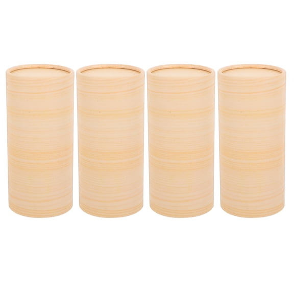 4pcs Car Tissue Holder Cylinder Car Facial Napkin Cup Holder Refillable Tissue Box for Car Interior Accessories for Trucks Office Home Travel