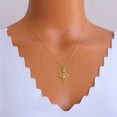 thumbnail image 3 of Collar Con Colgante De Flor De Loto, Collar De Yoga, Joyería Para Mujeres Y Niñas, Regalo Para Yoga O Oración Inevent AP006898-02, 3 of 6