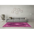 thumbnail image 3 of Ahgly Company Indoor Rectangle Medallion Pink Traditional Area Rugs, 2' x 3', 3 of 4
