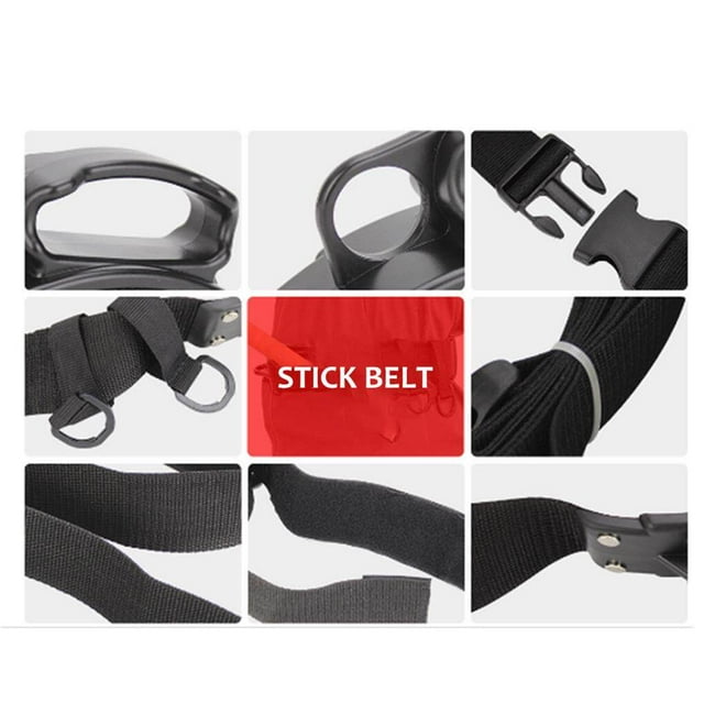 Langgg Support de Canne à Pêche Réglable Ceinture en Nylon Support de Canne à Pêche