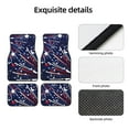 thumbnail image 4 of Yiaed Red White Blue Fireworks 1 Print Carpet Floor Mats for Cars, Auto Accessories Front & Rear Car Floor Mats Car Floor Foot Mat Sets of 4 Pieces, 4 of 7