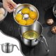 thumbnail image 1 of Colador de huevos multifuncional de acero inoxidable, perforador de huevos para cocina doméstica, separador de claras de huevo para hornear, colador de huevos de acero inoxidable, 1 of 9