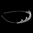 thumbnail image 5 of Diadema BLESIY Plata Cristal Diamante de Imitación Brillante Nupcial, 5 of 5