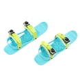 thumbnail image 3 of Mini Ski Skates, Attach To Boots Metal Buckle Short Skiboards Easily Control Adjustable Strap Small Enough Highly Durable  For Kids For Downhill Slopes Black,Color, 3 of 8