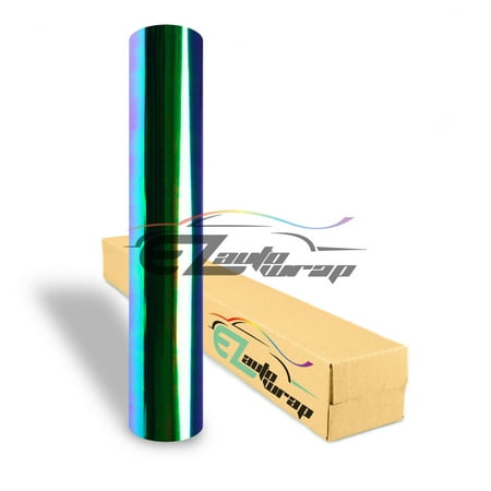 30 Light Tint - Neo Chrome Dark Smoke Chameleon Color Change Tint Headlight Taillight Fog Light Vinyl Film