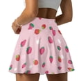 thumbnail image 5 of KUIFORTIStrawberry Women Tennis Golf Skirt with Pockets Elastic Women's High Waisted Athletic Golf Skorts Skirts Pleated Fashion Summer Clothes for Women Athletic Dressy Casual, 5 of 7