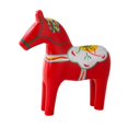 thumbnail image 4 of Estatua de caballo de madera, figura de animal, artesanía, escultura moderna para sala de estar rojo, 4 of 8