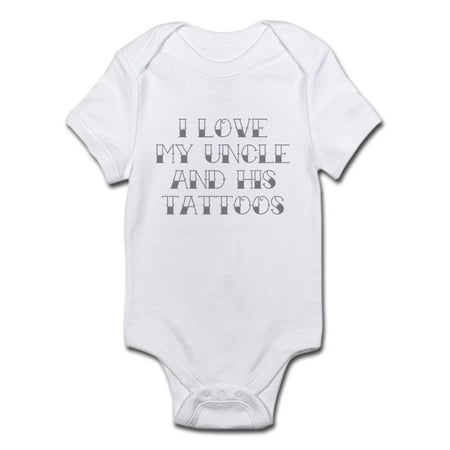 Cafepress I Love My Uncle And His Tattoos Infant Bodysuit Baby