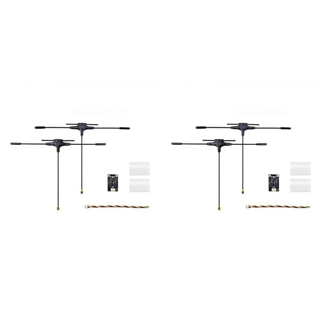 2X Receptor de Diversidad ELRS Dual Gemini 2.4G/915Mhz, 100mW, Conector -1 para Dron Cuadricóptero FPV RC de Alcance