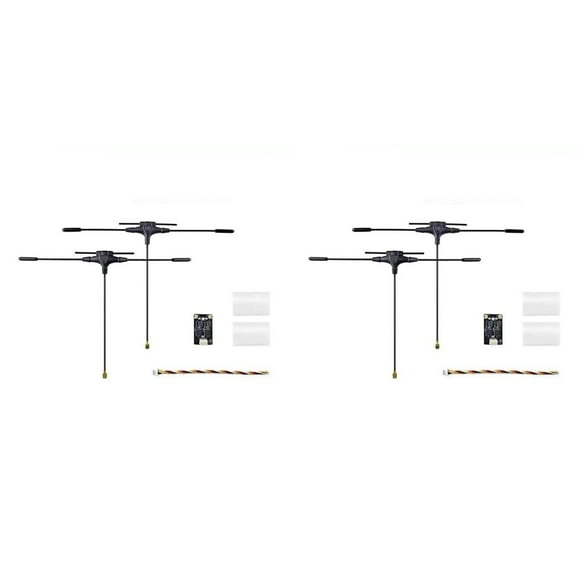 2X Receptor de Diversidad ELRS Dual Gemini 2.4G/915Mhz, 100mW, Conector -1 para Dron Cuadricóptero FPV RC de Alcance