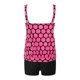 thumbnail image 4 of Traje de baño de dos piezas para mujer, trajes de baño para mujer, traje de baño de dos piezas con espalda de tirantes y estampado conservador para mujer, vestido de baño para mujer, 4 of 5