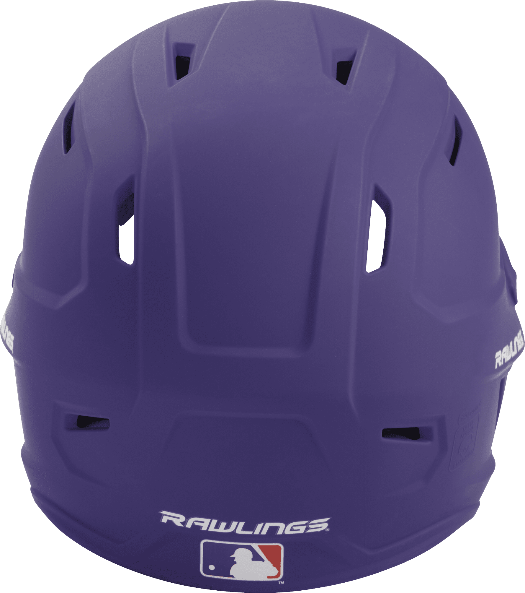 Rawlings Mach 1-Tone Helmet - Senior - Matte | Matte Purple | SENIOR
