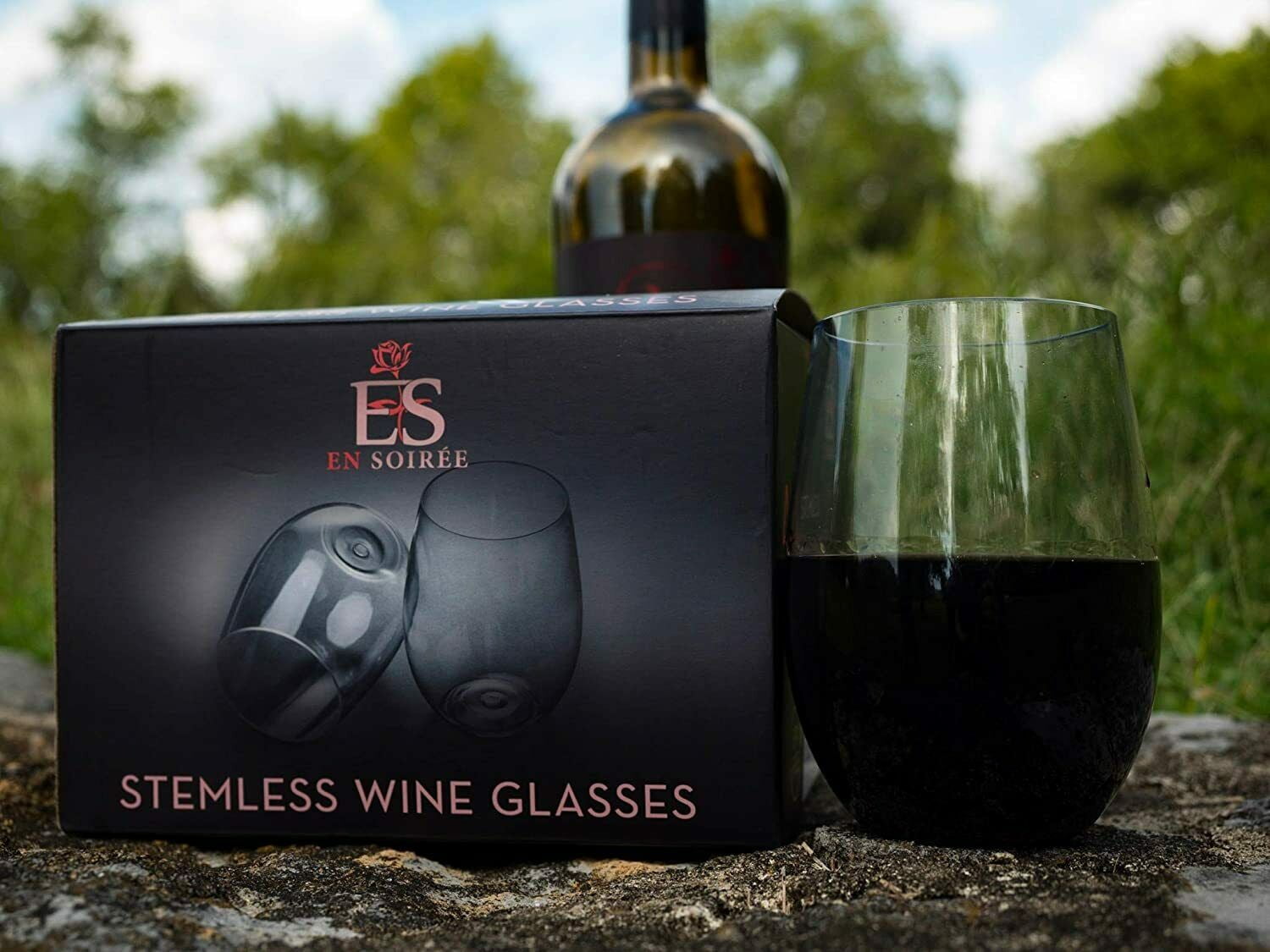 SET SAIL – 4 pack Shatterproof Designer Wine Glasses