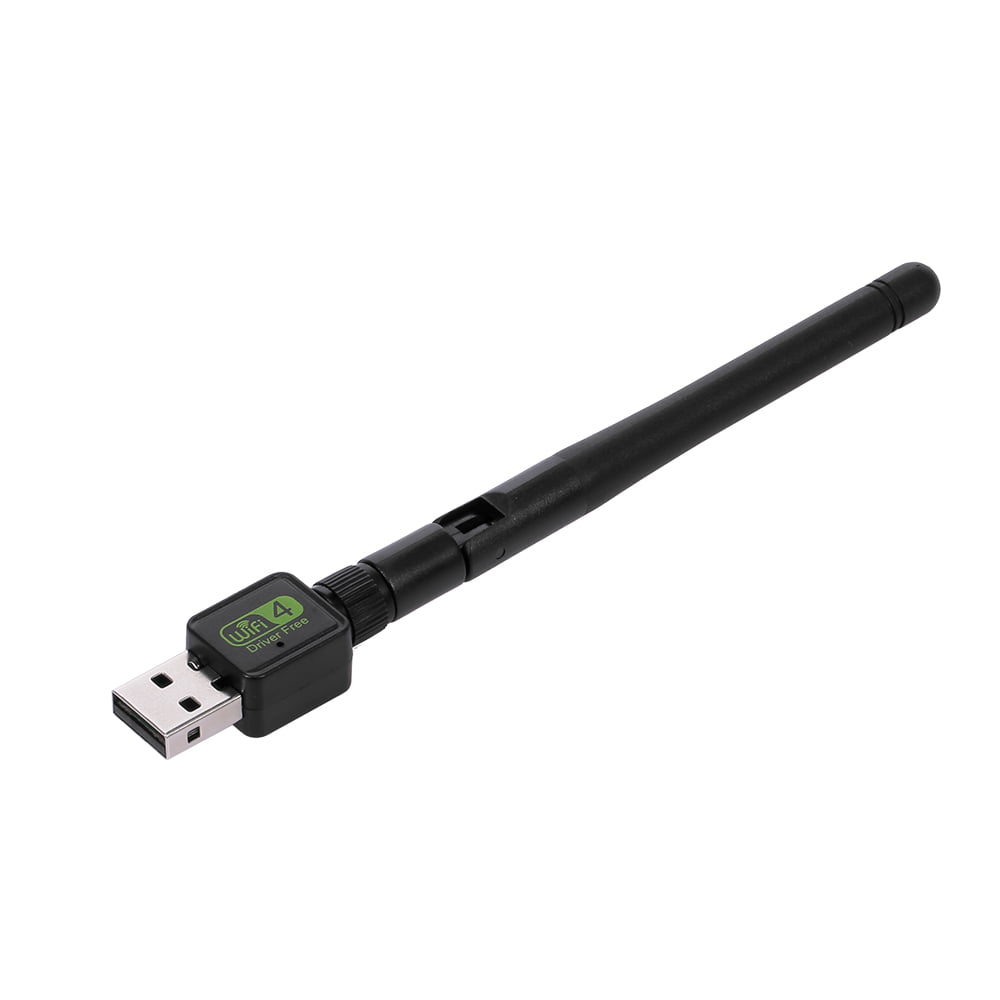 Adaptador de router WiFi USB Tarjeta LAN de red con antena Plug & Play para  Windows XP/Vista/Linux