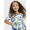 thumbnail image 6 of The Children's Place Baby Toddler Girls Short Sleeve Pleated Dress, Sizes 6M-5T, 6 of 6