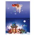 thumbnail image 1 of Merry Christmas Cards DIY Handmade Cards Round Drill Greeting Cards Rhinestones Embroidery Arts Crafts Gifts, 1 of 8