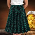 thumbnail image 2 of GPOECD Ladies' 2025 Festival Leopard Print Wrap Maxi Skirt High Waist Elastic Band Versatile Design Z9164-Dark Green,XL, 2 of 7