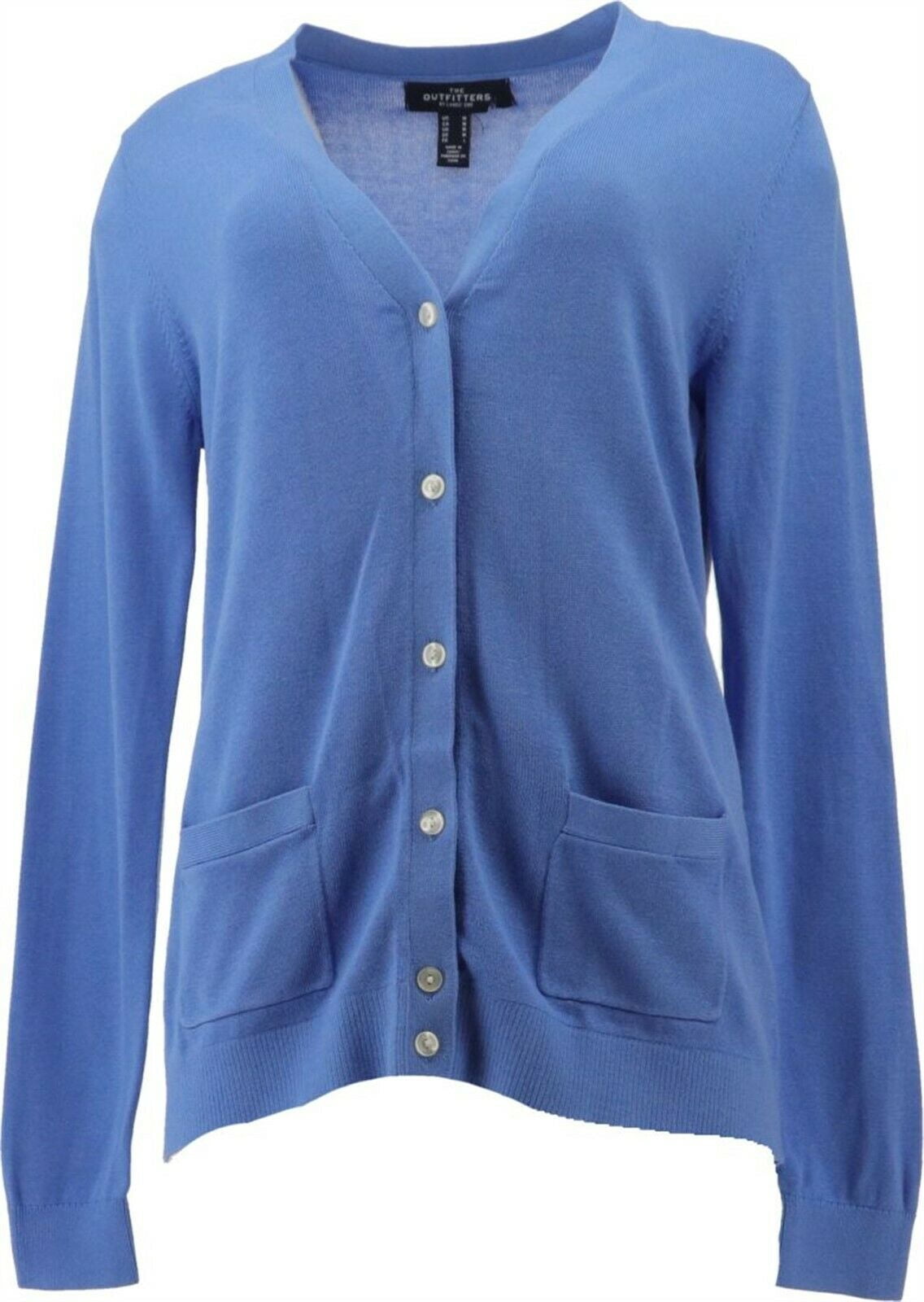 Modal Long Slv V-neck Cardigan True 