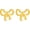 Bow Clip, variant on Clip On Earrings for Non Pierced Ears, Gold Tone Lightweight Clip-On Earrings for Women, Vintage Style Jewelry for Everyday Wear[r6079]