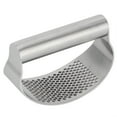 thumbnail image 2 of Garlic Press, Garlic Mincer, Corrosion Resistant And Rust Resistant Humanized Arc-Shape Durable Strong And Durable For Kitchen Home Camping Garlic, 2 of 8