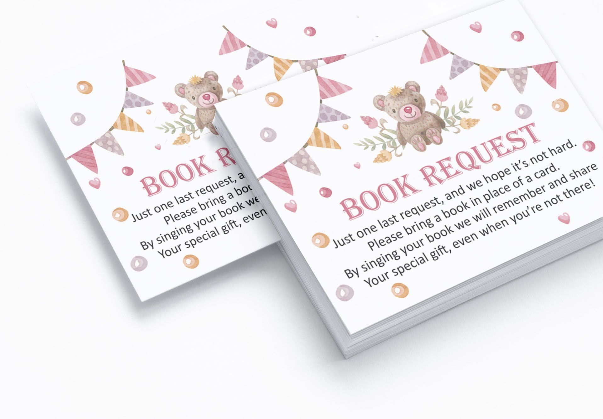 Inkdotpot 30 Books For Baby Shower Request Cards Bring A Book Instead Of A Card Teddy Bear Gender Neutral Baby Shower Invitations Inserts Games