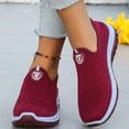 thumbnail image 5 of Willtoo Women’s Orthopedic Shoes Breathable Knit Slip On Walking Shoes with Arch Support, Comfortable Non‑Slip Casual Loafers, Lightweight Daily Outdoor Sneakers, 5 of 6
