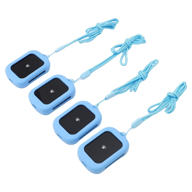 Restaurant Pager System, Waterproofing Guest Queue Waiting Pager 3 Prompt Mode 433.92MHz for Coffee Shop Blue