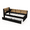 Black | with Drawers, variant on Tcbosik Upholstered Daybed with Wireless Charging and LED Lights, Twin Size Velvet Fabric Sofa Bed with Storage Headboard and 2 Drawers, Wood Bed Frame for Living Room, Guest Room, Black