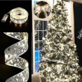 thumbnail image 1 of Christmas Ribbon Lights, String Lights, Christmas Decorations, Christmas Tree Accessories, Decorative Pendants, Hot Stamping Double-layer Ribbons Yw1, 1 of 1