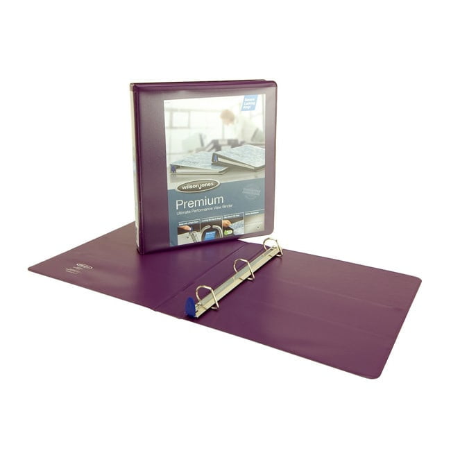 Wilson Jones  Single-touch Locking D-Ring View Binder