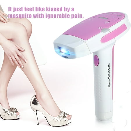 Hilitand Laser Hair Removal, Women Body Epilator,3 Colors Electric Laser Hair Removal Machine System Permanent Body Epilator with 2 Lamps(Pink, Purple,