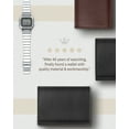 thumbnail image 2 of Trifold Wallets For Men RFID - Leather Slim Mens Wallet With ID Window Front Pocket Wallet Gifts For Men, 2 of 6