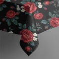 thumbnail image 4 of Pioneer Flower Floral Print Pattern Rectangle Tablecloth 60"x120", Waterproof Polyester Table Cloth, Wipeable Spillproof for Dining Camping Indoor Outdoor, 4 of 6