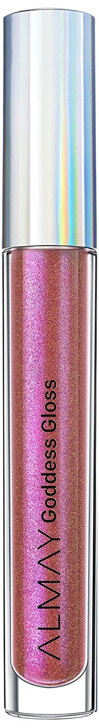 Lip Gloss by Almay, Non-Sticky Lip Makeup, Holographic Glitter Finish, Hypoallergenic, 700 Flame, 0.9 Oz