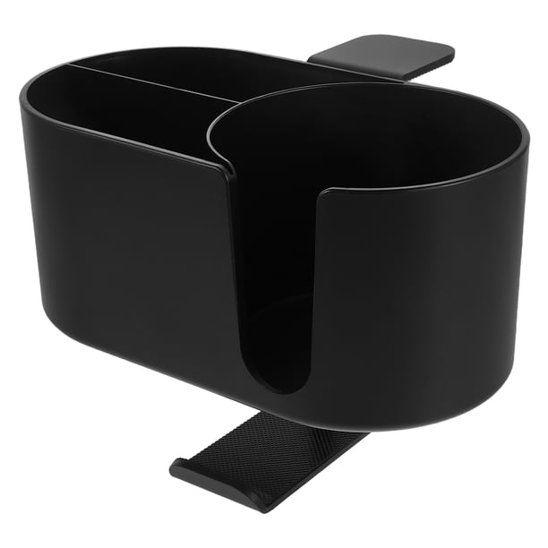 Portavasos con abrazadera - Soporte para auriculares y taza de café - 4 en 1 con organizador de bolígrafos para oficina, mesa de juegos, encimera y almacenamiento