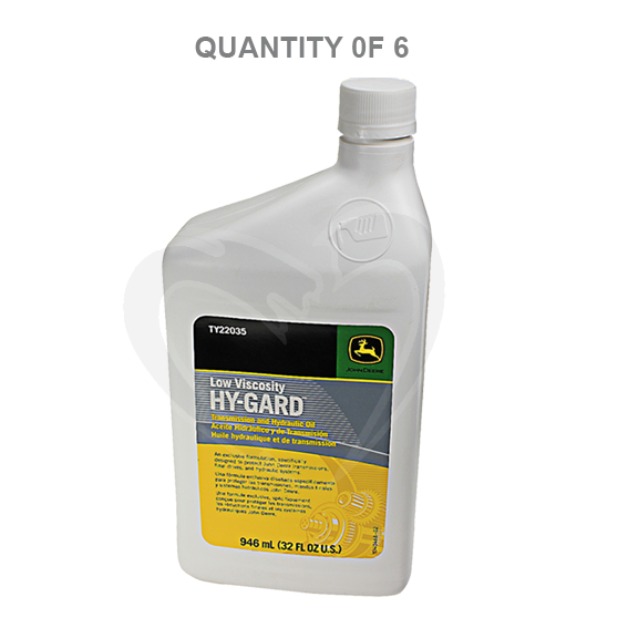 John Deere Original Equipment Hy Gard 32 Oz Transmission Hydraulic Oil Ty22035 Walmart Com Walmart Com