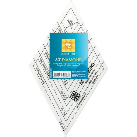 - Wrights Ez Quilting Acrylic Tool, 60 Degree Diamond