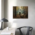 thumbnail image 3 of GOSMITH Jesus Wall Art-Jesus Running After Lost Lamb Picture Poster For Christian Home Decor-Jesus and Lamb Artwork Canvas Prints for Room Living Decor, 3 of 4