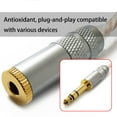 thumbnail image 6 of Stereo Balance Conversion Wire 6.35mm to 4.4mm Cable Dongle Adapter Cord Line for Enhancing Sound Quality 15cm, 6 of 9