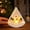 White, variant on Christmas Triangle Swing Lantern,LED Lighted Paper-Cut Scene Ornament,Battery Operated for Hanging & Tabletop Christmas Holiday Decor(Red)